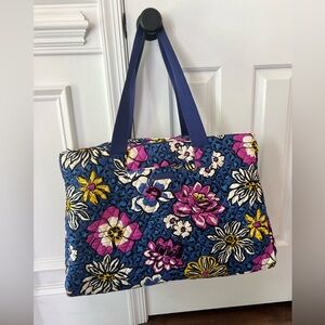 Vera Bradley triple compartment travel bag